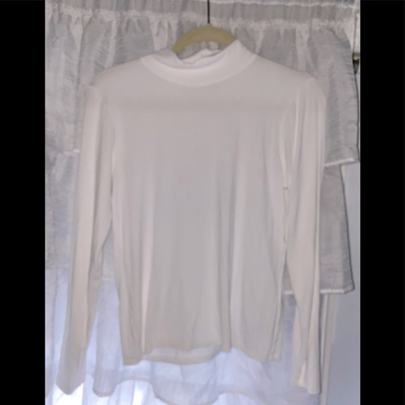 Abercrombie & Fitch Ribbed Long Sleeve Mock Turtle Neck - Picture 4 of 4